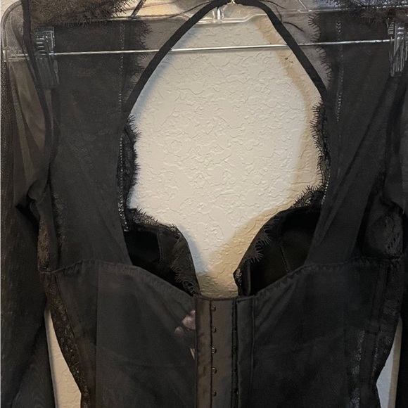 RARE CHANTILLY LACE BODYSUIT TEDDY - Picture 7 of 8